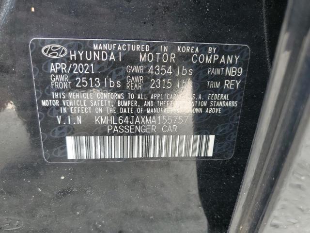 Photo 11 VIN: KMHL64JAXMA155757 - HYUNDAI SONATA SEL 