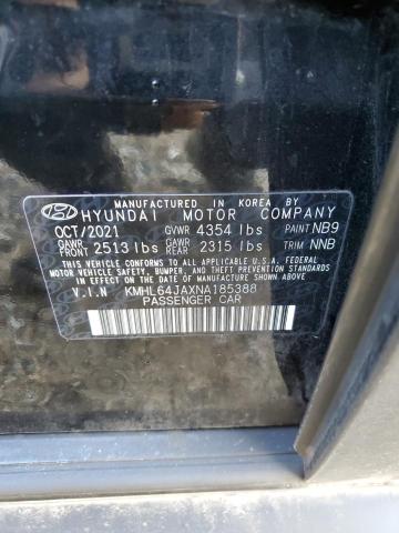 Photo 11 VIN: KMHL64JAXNA185388 - HYUNDAI SONATA SEL 