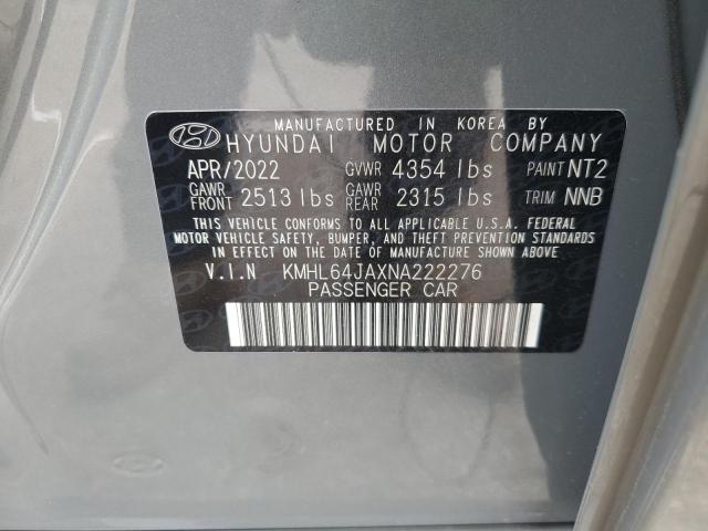 Photo 11 VIN: KMHL64JAXNA222276 - HYUNDAI SONATA 