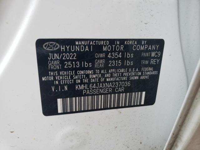 Photo 11 VIN: KMHL64JAXNA237036 - HYUNDAI SONATA 