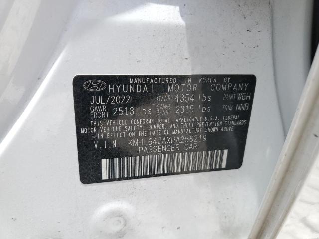 Photo 12 VIN: KMHL64JAXPA256219 - HYUNDAI SONATA SEL 