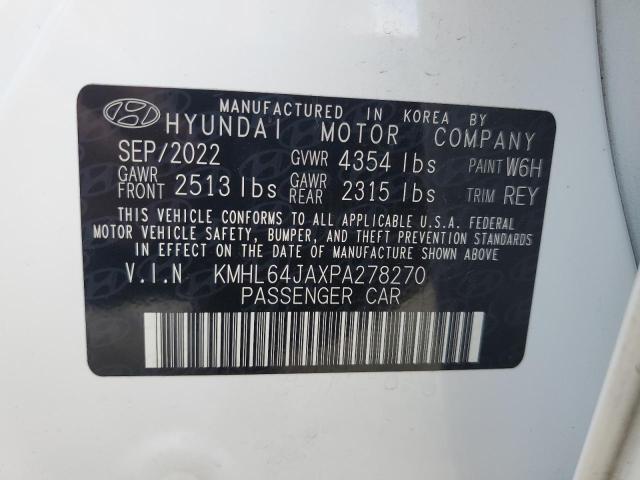 Photo 11 VIN: KMHL64JAXPA278270 - HYUNDAI SONATA SEL 