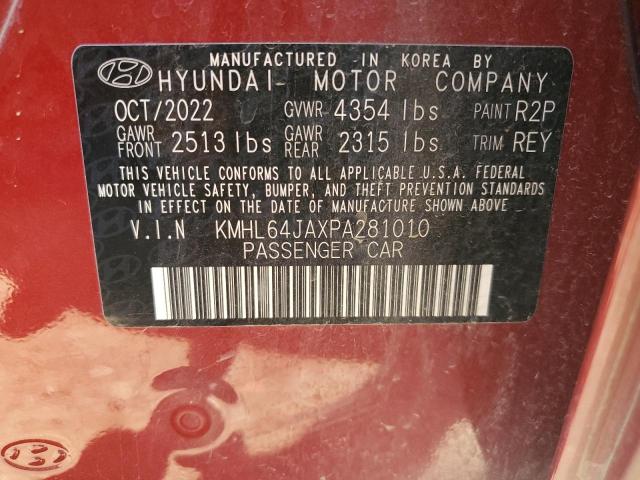 Photo 11 VIN: KMHL64JAXPA281010 - HYUNDAI SONATA 