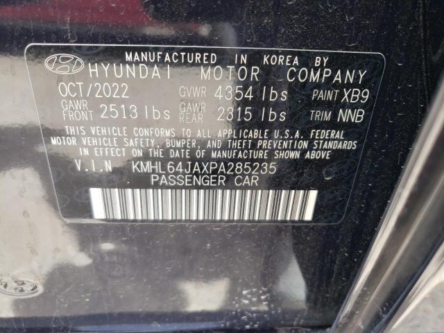 Photo 12 VIN: KMHL64JAXPA285235 - HYUNDAI SONATA SEL 