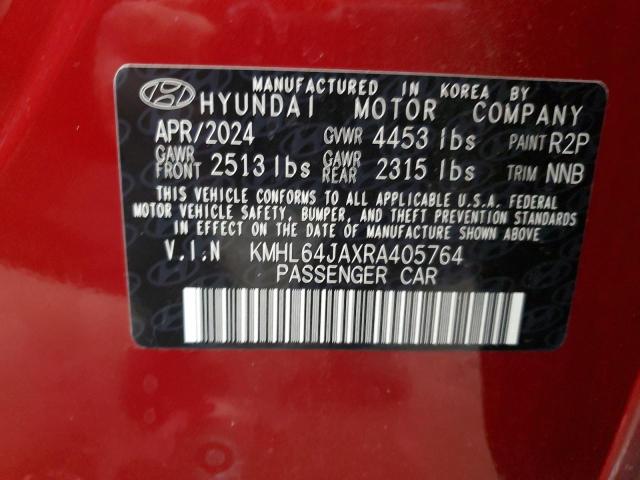 Photo 11 VIN: KMHL64JAXRA405764 - HYUNDAI SONATA SEL 