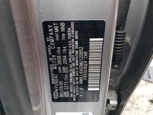 Photo 12 VIN: KMHLL4AG0MU120852 - HYUNDAI ELANTRA 