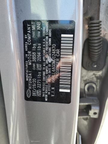 Photo 11 VIN: KMHLL4AG0MU124870 - HYUNDAI ELANTRA SE 