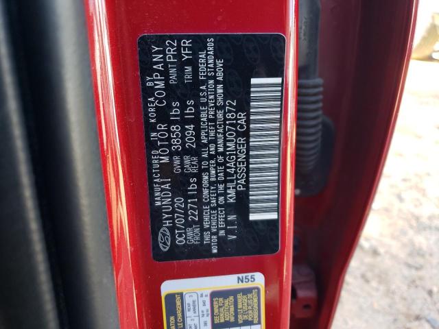 Photo 11 VIN: KMHLL4AG1MU071872 - HYUNDAI ELANTRA 