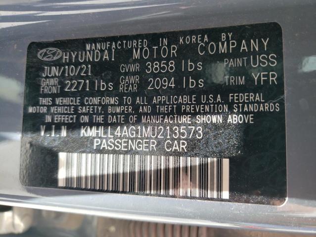 Photo 12 VIN: KMHLL4AG1MU213573 - HYUNDAI ELANTRA SE 