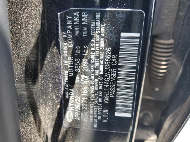 Photo 11 VIN: KMHLL4AG2NU366626 - HYUNDAI ELANTRA SE 