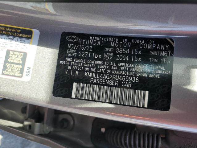 Photo 12 VIN: KMHLL4AG2PU469936 - HYUNDAI ELANTRA 