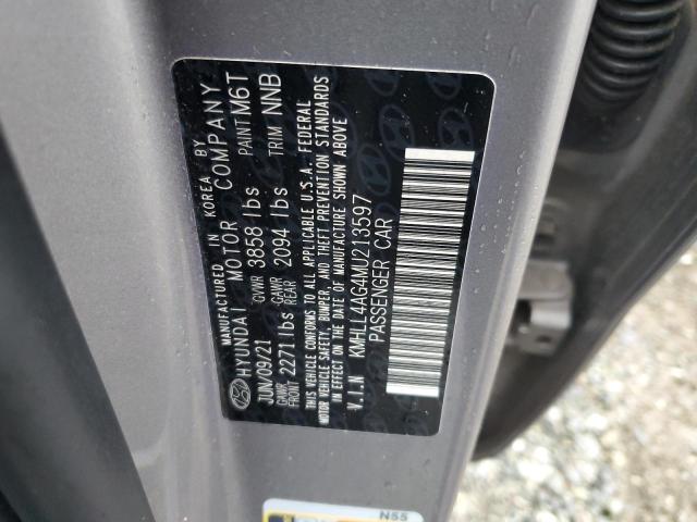 Photo 11 VIN: KMHLL4AG4MU213597 - HYUNDAI ELANTRA 