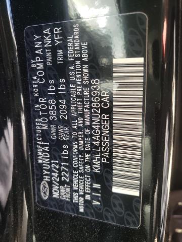 Photo 9 VIN: KMHLL4AG4NU286938 - HYUNDAI ELANTRA SE 