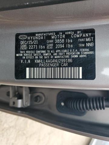 Photo 11 VIN: KMHLL4AG4NU299186 - HYUNDAI ELANTRA SE 