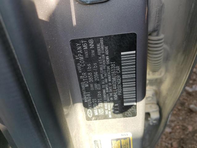 Photo 9 VIN: KMHLL4AG5MU161381 - HYUNDAI ELANTRA SE 