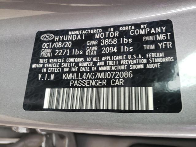 Photo 9 VIN: KMHLL4AG7MU072086 - HYUNDAI ELANTRA SE 