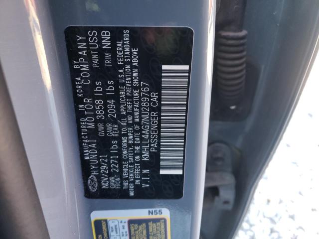 Photo 11 VIN: KMHLL4AG7NU289767 - HYUNDAI ELANTRA SE 