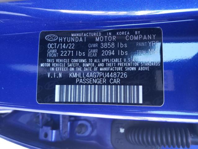 Photo 11 VIN: KMHLL4AG7PU448726 - HYUNDAI ELANTRA SE 