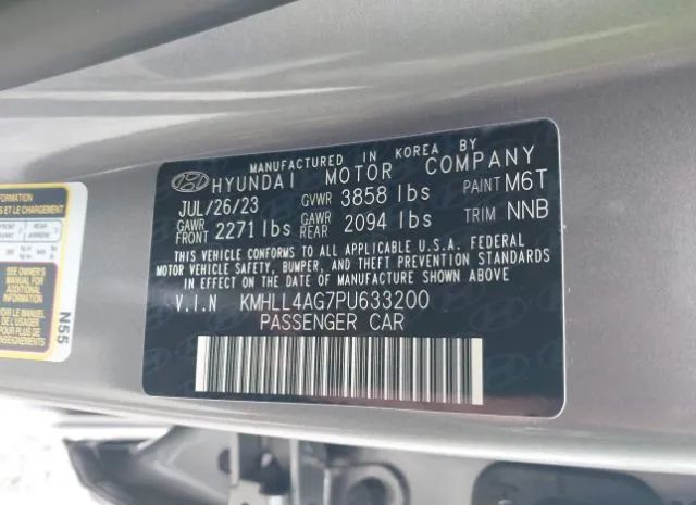 Photo 8 VIN: KMHLL4AG7PU633200 - HYUNDAI ELANTRA 