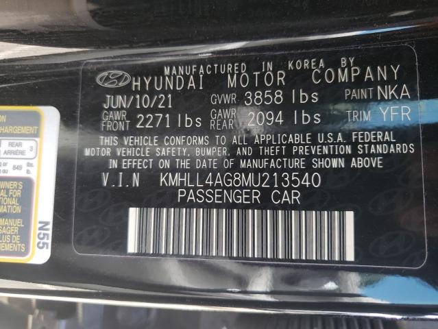 Photo 9 VIN: KMHLL4AG8MU213540 - HYUNDAI ELANTRA SE 