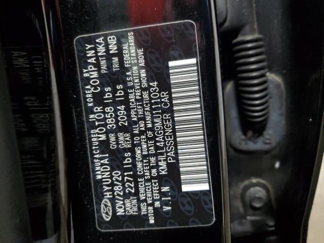 Photo 11 VIN: KMHLL4AG9MU111034 - HYUNDAI ELANTRA SE 