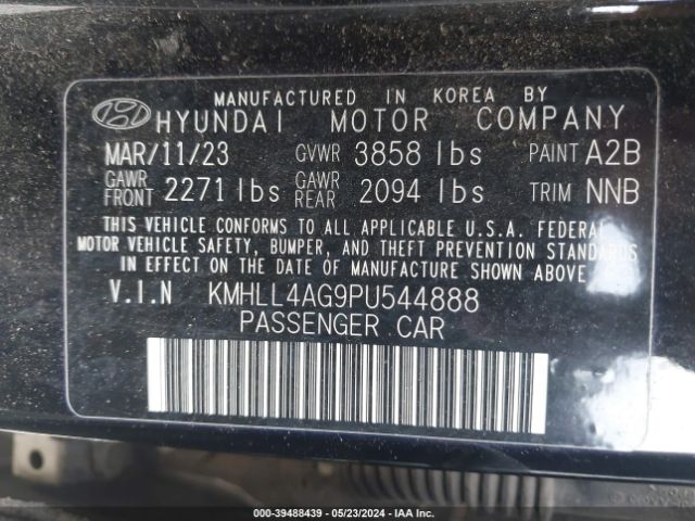 Photo 8 VIN: KMHLL4AG9PU544888 - HYUNDAI ELANTRA 