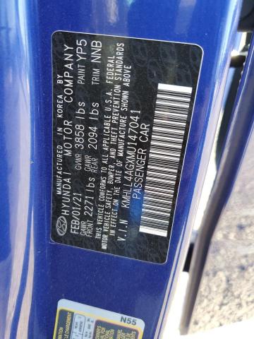 Photo 11 VIN: KMHLL4AGXMU147041 - HYUNDAI ELANTRA SE 