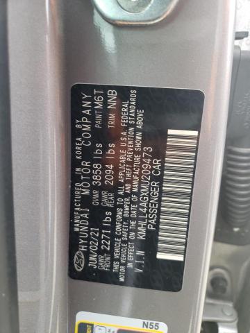 Photo 11 VIN: KMHLL4AGXMU209473 - HYUNDAI ELANTRA SE 