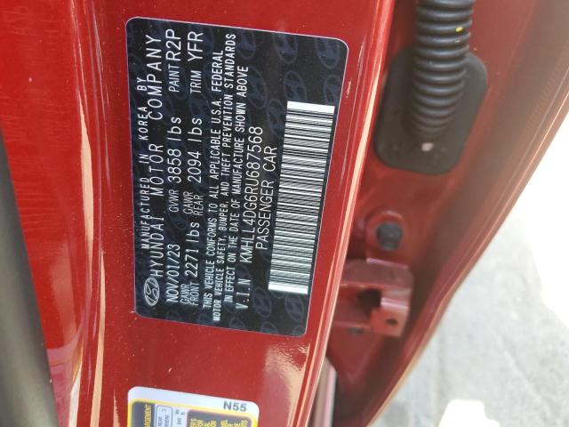 Photo 12 VIN: KMHLL4DG6RU687568 - HYUNDAI ELANTRA SE 