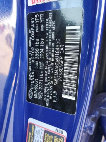 Photo 12 VIN: KMHLM4AG0MU164850 - HYUNDAI ELANTRA SE 