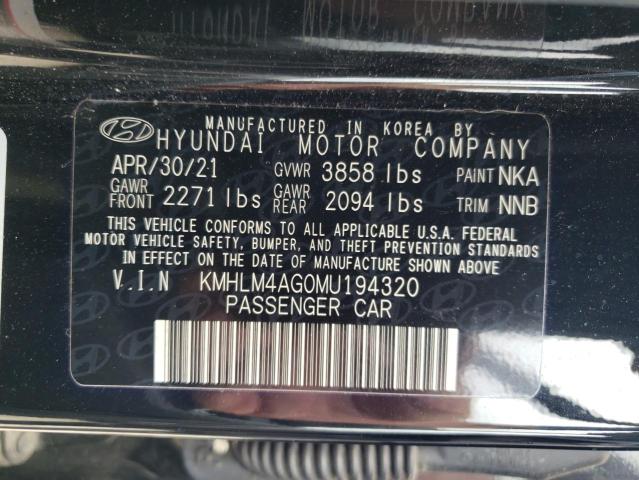 Photo 11 VIN: KMHLM4AG0MU194320 - HYUNDAI ELANTRA SE 