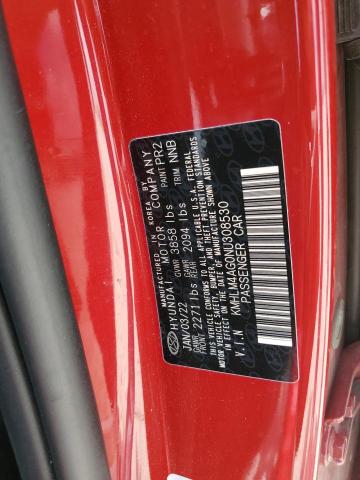 Photo 12 VIN: KMHLM4AG0NU308530 - HYUNDAI ELANTRA SE 