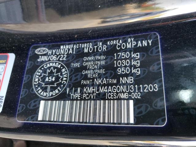 Photo 12 VIN: KMHLM4AG0NU311203 - HYUNDAI ELANTRA SE 