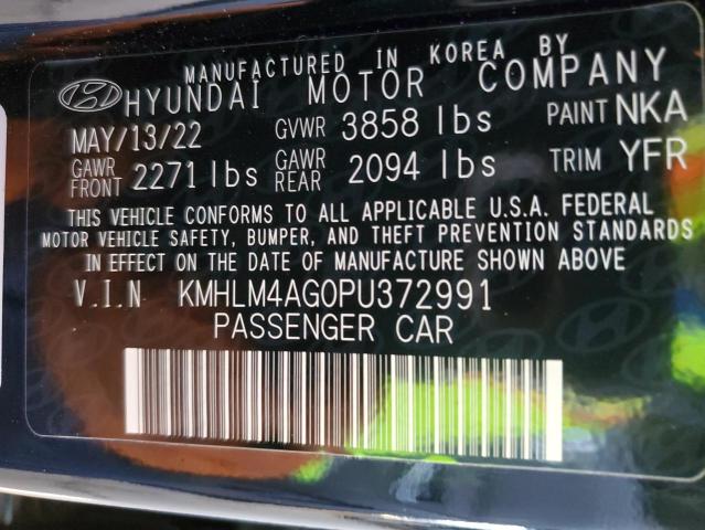 Photo 11 VIN: KMHLM4AG0PU372991 - HYUNDAI ELANTRA SE 