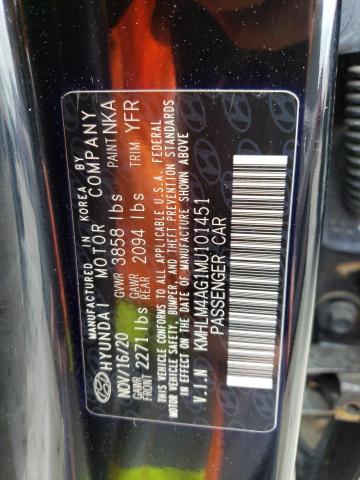 Photo 11 VIN: KMHLM4AG1MU101451 - HYUNDAI ELANTRA SE 