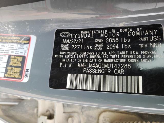 Photo 9 VIN: KMHLM4AG1MU142288 - HYUNDAI ELANTRA SE 