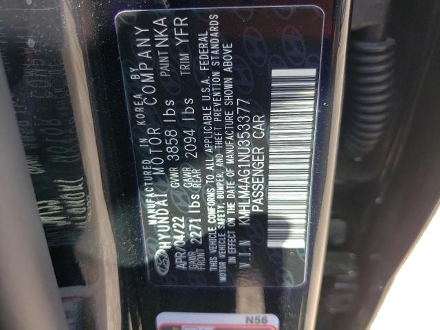 Photo 9 VIN: KMHLM4AG1NU353377 - HYUNDAI ELANTRA SE 