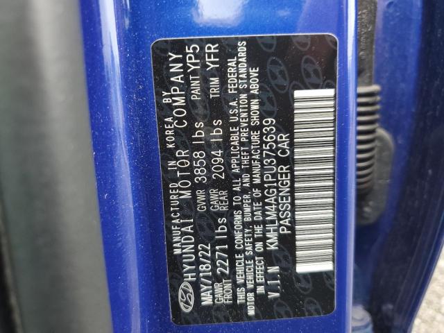 Photo 11 VIN: KMHLM4AG1PU375639 - HYUNDAI ELANTRA 