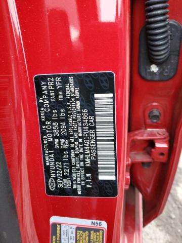 Photo 12 VIN: KMHLM4AG1PU434866 - HYUNDAI ELANTRA 