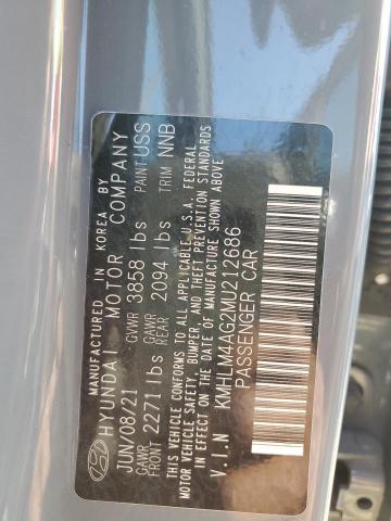 Photo 9 VIN: KMHLM4AG2MU212686 - HYUNDAI ELANTRA SE 