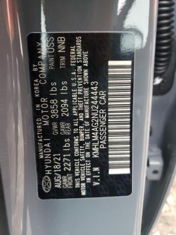 Photo 9 VIN: KMHLM4AG2NU244443 - HYUNDAI ELANTRA SE 