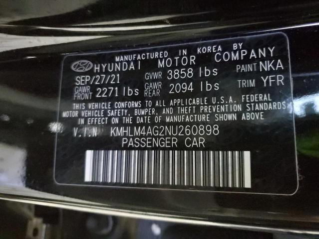 Photo 11 VIN: KMHLM4AG2NU260898 - HYUNDAI ELANTRA SE 