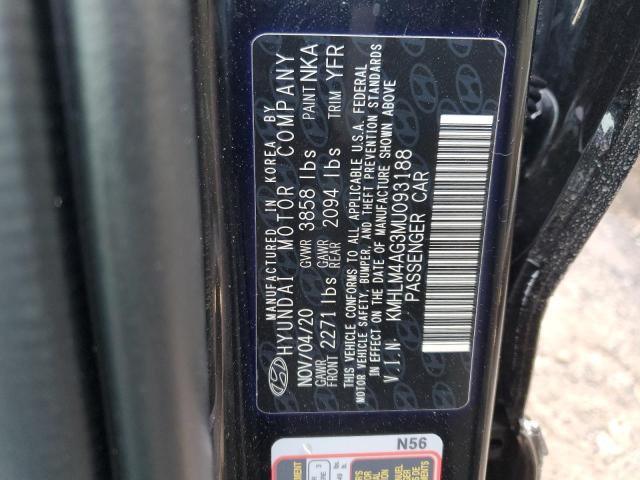 Photo 11 VIN: KMHLM4AG3MU093188 - HYUNDAI ELANTRA 