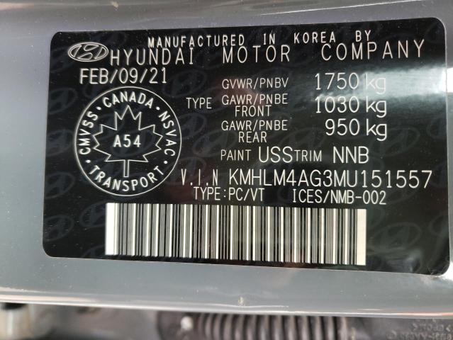 Photo 9 VIN: KMHLM4AG3MU151557 - HYUNDAI ELANTRA SE 