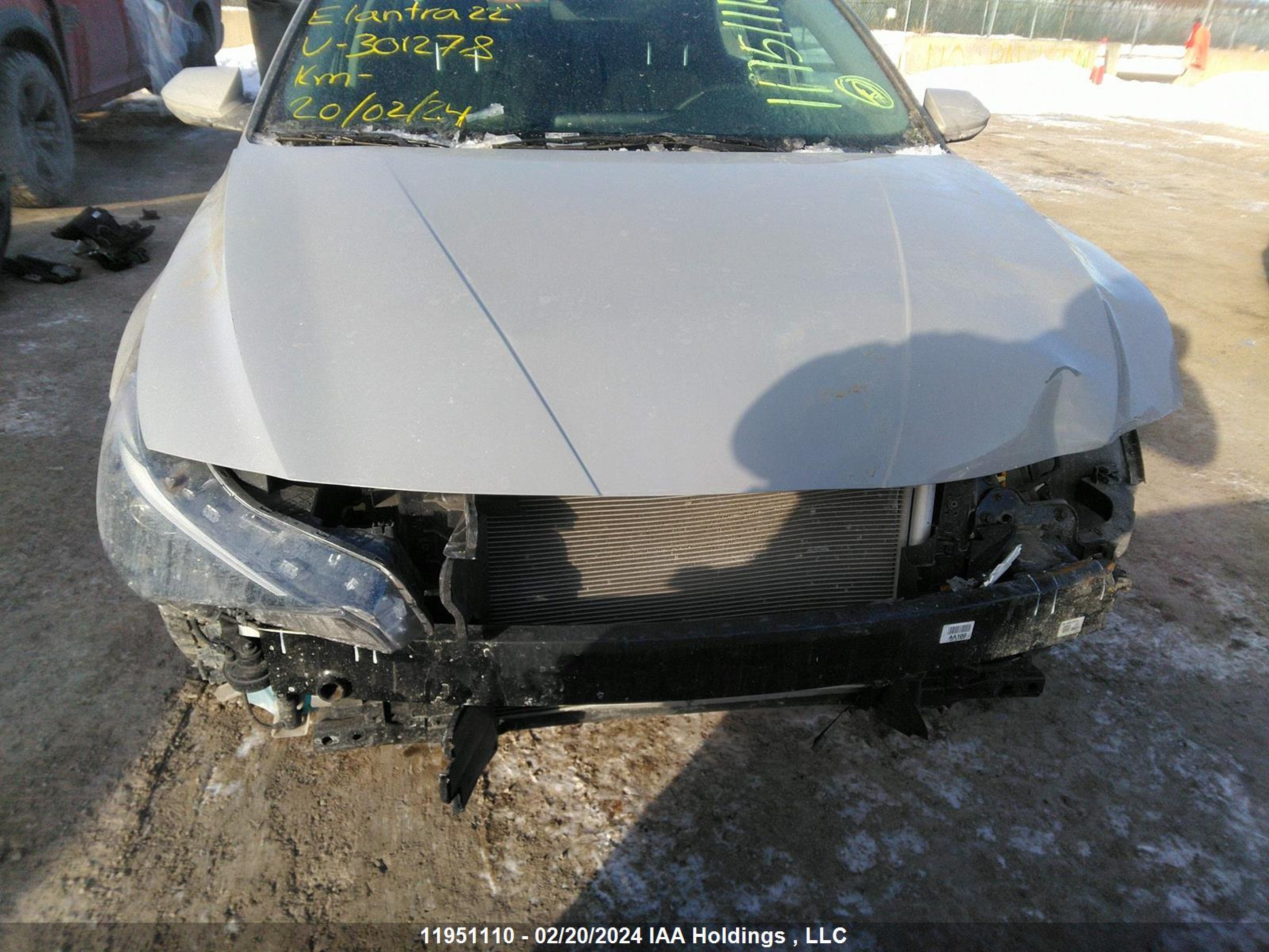 Photo 12 VIN: KMHLM4AG3NU301278 - HYUNDAI ELANTRA 