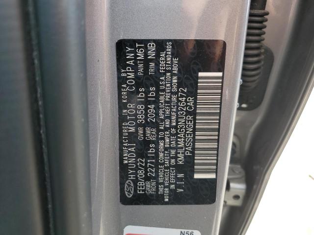 Photo 12 VIN: KMHLM4AG3NU326472 - HYUNDAI ELANTRA SE 