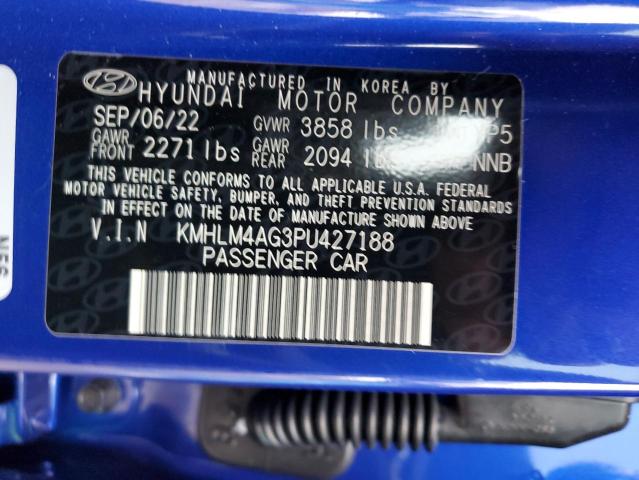 Photo 12 VIN: KMHLM4AG3PU427188 - HYUNDAI ELANTRA SE 