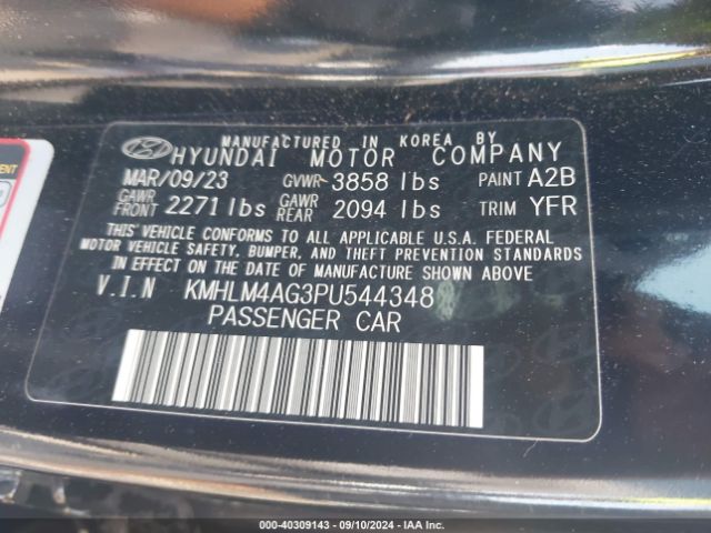 Photo 8 VIN: KMHLM4AG3PU544348 - HYUNDAI ELANTRA 