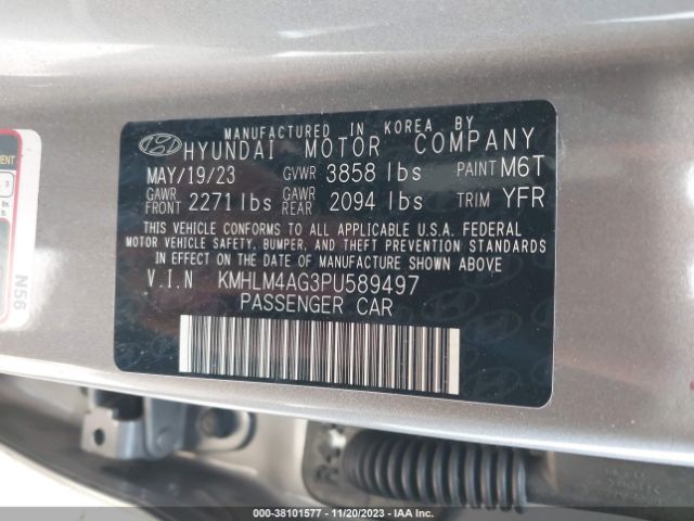 Photo 8 VIN: KMHLM4AG3PU589497 - HYUNDAI ELANTRA 