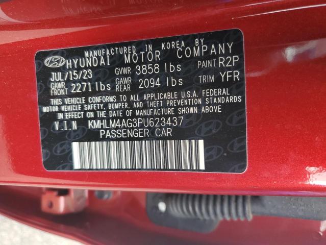 Photo 12 VIN: KMHLM4AG3PU623437 - HYUNDAI ELANTRA SE 